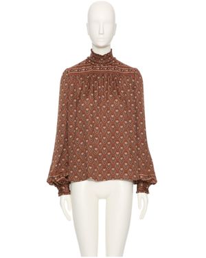 Valentino Long Sleeve Top - Brown