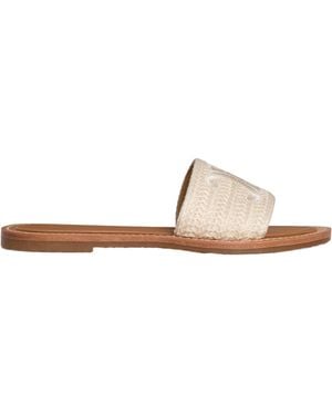 Celine Lympia Slippers - White