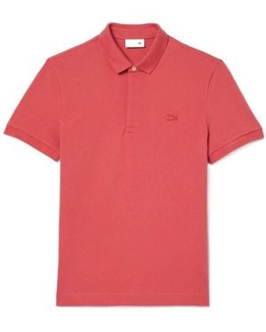 Lacoste Shortsleeve Polo Shirt - Red