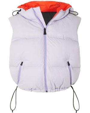 Aztech Mountain Snowbird Hooded Quilted Shell Down Gilet - Multicolour