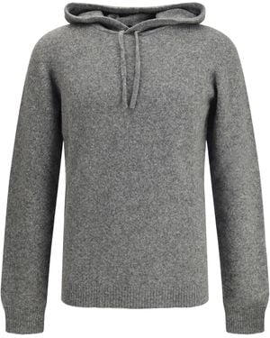 Roberto Collina Hooded Sweater - Gray