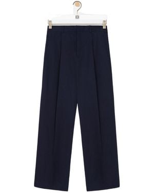 Loewe Wide-Leg Trousers - Blue