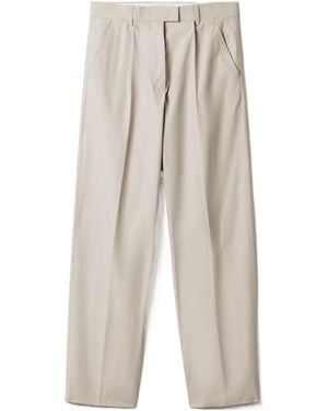 Miu Miu Straight Leg Trousers - White