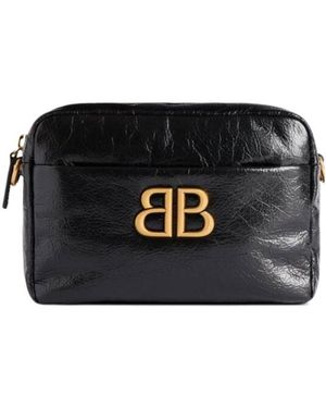 Balenciaga Monaco Xs Camera Bag - Black