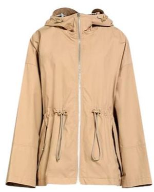 Burberry Hooded Trench Coat - Natural