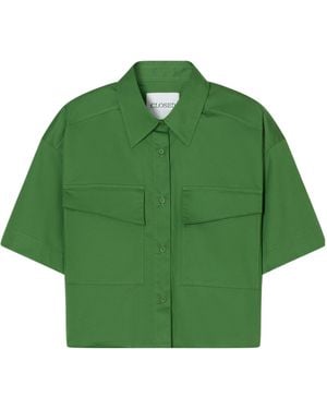 Closed Poplin Shirt - Green