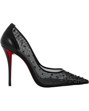 Christian Louboutin Pointed Toe Stilettos - Black