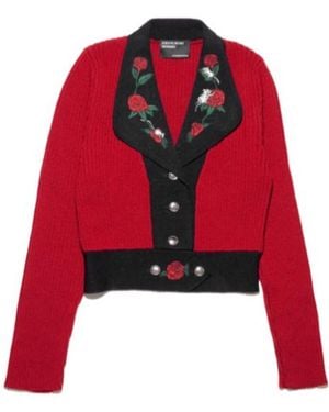 Enfants Riches Deprimes Rats Cardigan - Red