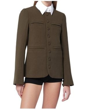 NAMACHEKO Button Single-Breasted Jacket - Brown