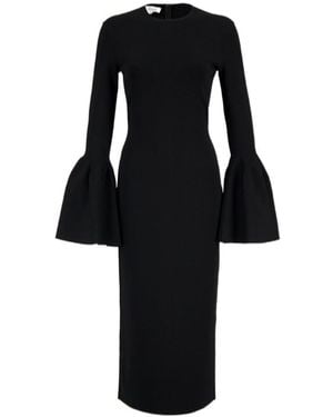 Stella McCartney Knit Midi Dress - Black