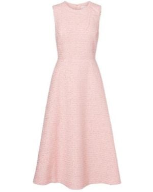 Carolina Herrera Bow-Detail Midi Dress - Pink