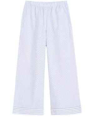 By Malene Birger Mirabello Striped Trousers - White