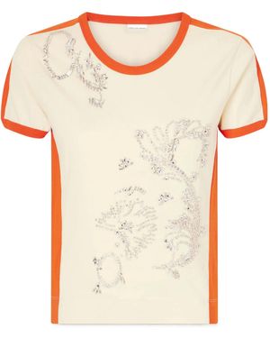 Dries Van Noten Cotton-Jersey T-Shirt - Orange