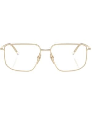 Prada Eyewear Rectangular Frame Glasses - White