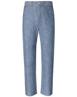 Fendi Straight-Leg Trousers - Blue
