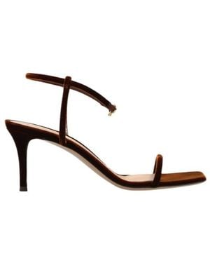 Gianvito Rossi Square-Toe High-Heeled Sandals - Multicolor
