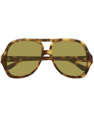 Chloé Aviator Sunglasses - Green