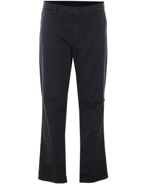 Brunello Cucinelli Casual Trousers With Belt Loops - Blue
