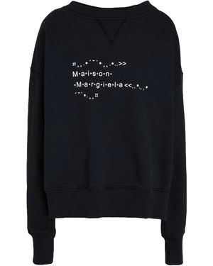Maison Margiela Sweatshirt Cotton - Black