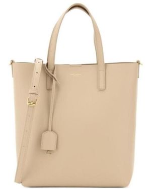Saint Laurent Toy Shopping Tote Bag - Natural