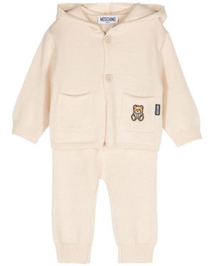 Moschino Knitted Trouser Set - Natural