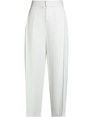 Chloé Tapered Casual Trouser - White