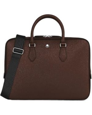 Montblanc Thin Briefcase - Brown