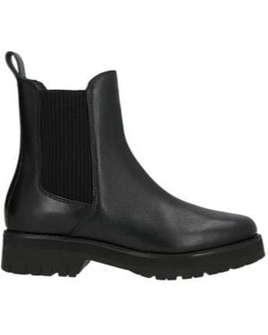 Rag & Bone Solid-Colored Leather Chelsea Boots - Black