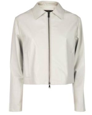 Fabiana Filippi Long Sleeve Jacket - White