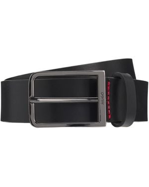 BOSS Buckle Belt - White