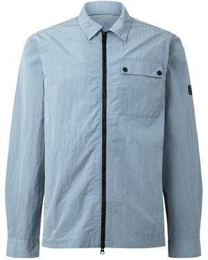 Barbour Cotton Long Sleeve - Blue