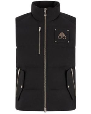 Moose Knuckles Zip-Up Sleeveless Gilet - Black