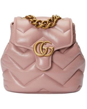 Gucci Gg Marmont Backpack - Pink