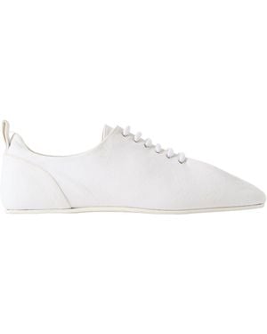 TOTEME Lace-Up Low-Top Trainers - White