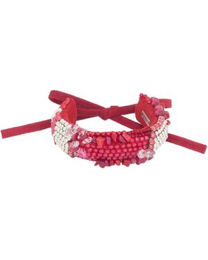 Isabel Marant Suede Bracelets - Pink