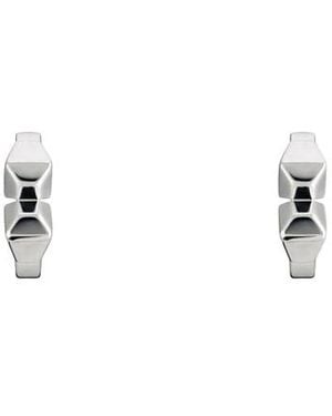 Gucci Chiodo Hoop Earrings - White