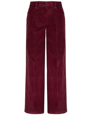 Forte Forte Casual Pants With Belt Loops - Red