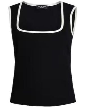 Rag & Bone Minimalist Sleeveless Top - Black