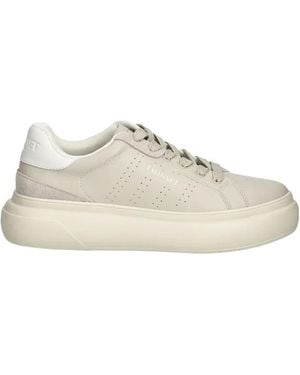 Twinset Leather Sneakers - Natural