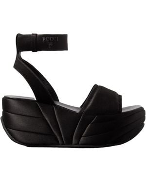 PUCCI Pucciami Touch-Strap Platform Sandals - Black