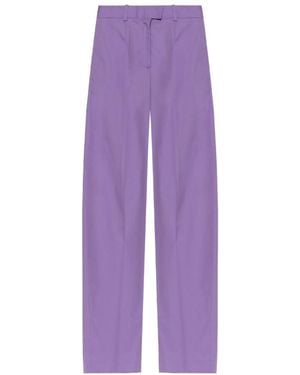The Attico The Pressed Crease Tailored Pants - Purple