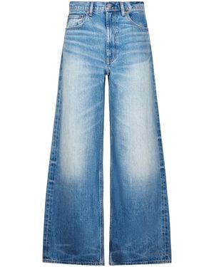 Polo Ralph Lauren Wide-Leg Cotton Jeans - Blue