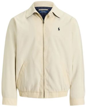 Polo Ralph Lauren Embroidered-Logo Zip-Up Ligthweight Jacket - White