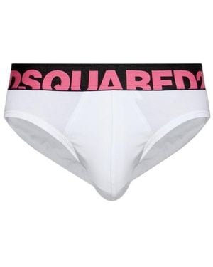 DSquared² Logo Underwear - White