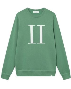 Les Deux Logo Long-Sleeved Jumper - Green