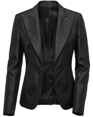 Gucci Fine Silk Faille Jacket - Black