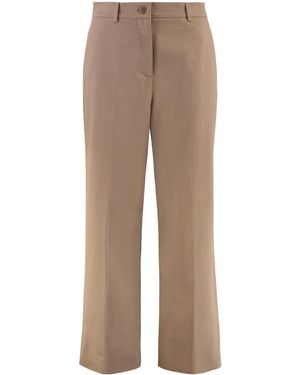 Weekend by Maxmara Belt Loops Slacks - Natural