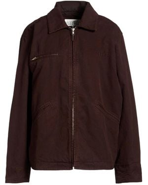 Maison Margiela Collar Workwear Jacket - Brown