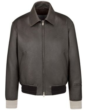 Dior Homme Couture Zip-Up Long-Sleeved Jacket - Grey