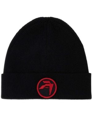 Ambush Logo Motif Embroidered Knit Beanie - Black